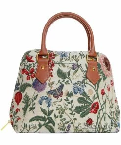Tapestry Bags Morning Garden Handbag Beige