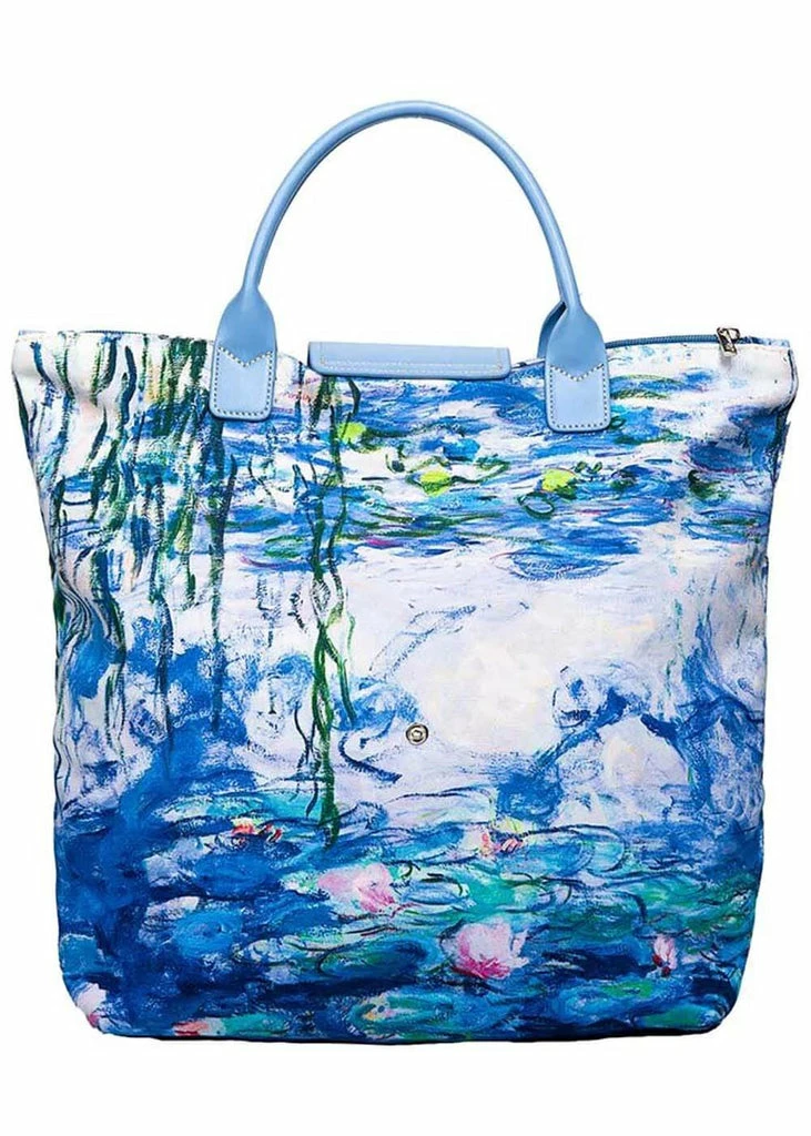 Tapestry Bags Monet Water Lilies Foldable Bag 3 Tapestry Bags Monet Water Lilies Foldable Bag - Image 3