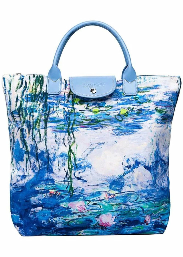 Tapestry Bags Monet Water Lilies Foldable Bag 1 Tapestry Bags Monet Water Lilies Foldable Bag