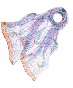 Tapestry Bags Crane Blossom And Swallow Genuine Silk Scarf