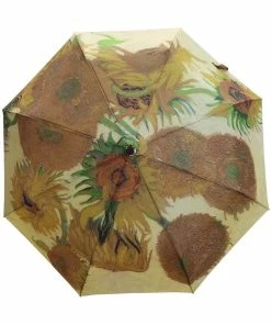 Tapestry Bags Van Gogh Sunflowers Compact Umbrella