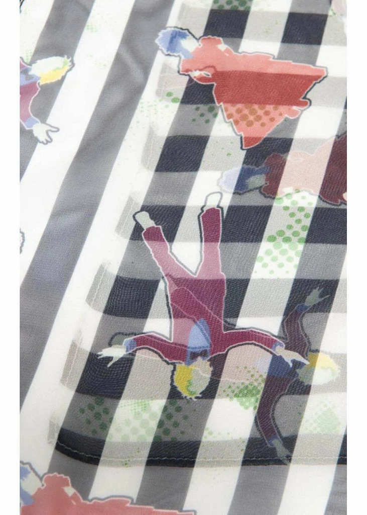 Unique Vintage X Beetlejuice Lydia Hair Scarf Black White - Image 3